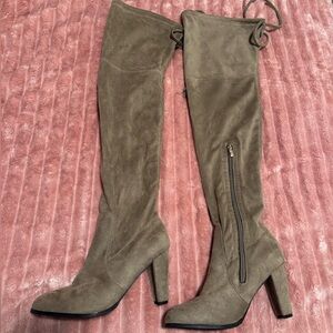 Over the Knee Healed Boots